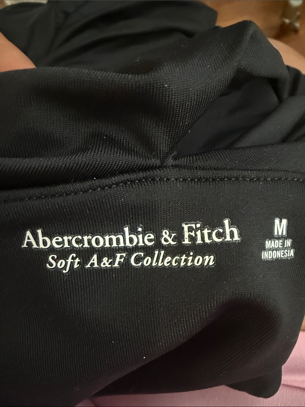 Abercrombie & Fitch Black Soft A&F Collection Top - Picture 2 of 2